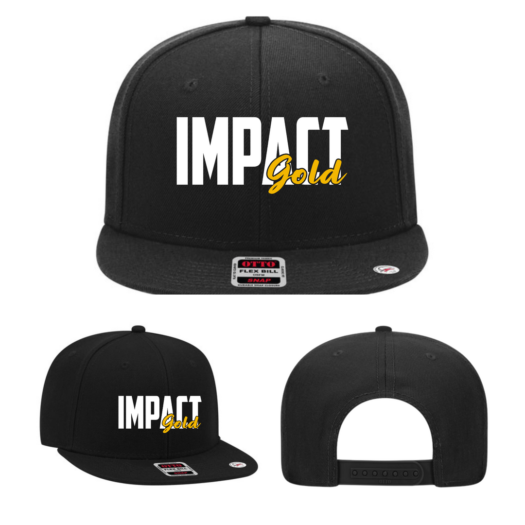 ALL Black Mid-Profile Snapback