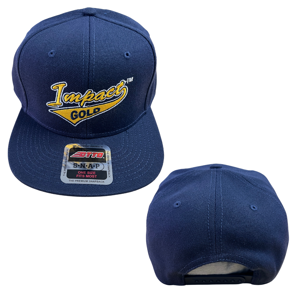 ALL NAVY Mid-Profile Snapback | 2 LOGOS