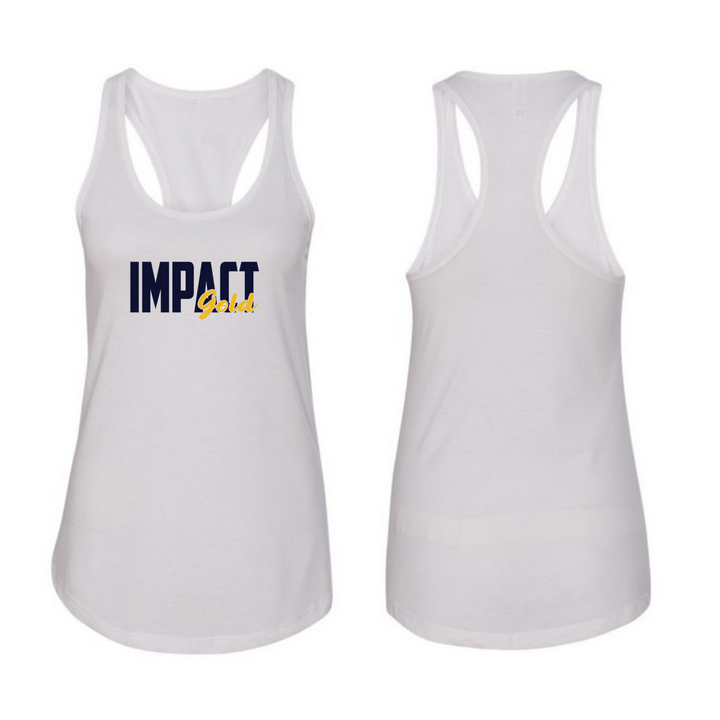 Racerback Block Tank Top