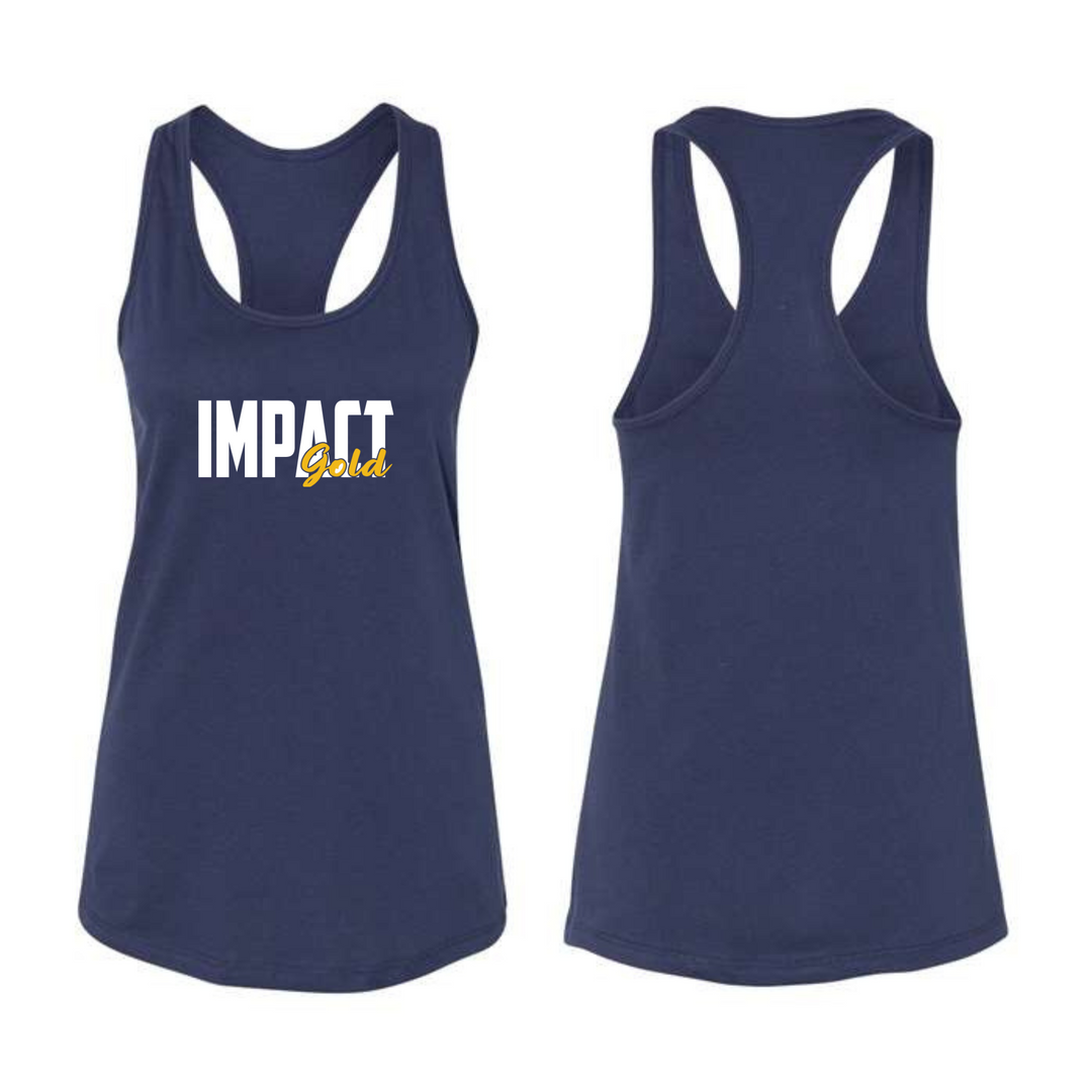 Racerback Block Tank Top