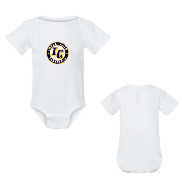 White IG Seal Baby Onesie